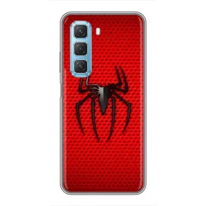 Чехол Супергерой Человека Паука на Infinix Hot 50 5G (Паук марвел)