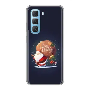 Чохол Санта Клаус для Infinix Hot 50 5G (Подарунки від Санти)