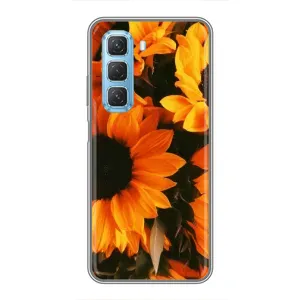 Чехлы с картинкой Подсолнухов для Инфиникс Хот 50 5G (подсолнухи)