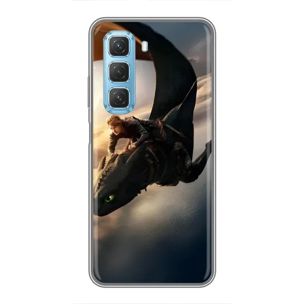 Чехол с рисунком «Полет Беззубика» для Infinix Hot 50 5G Чехол с рисунком «Полет Беззубика» для Infinix Hot 50 5G