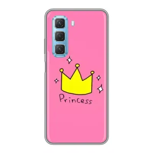 Девчачий Чехол для Infinix Hot 50 5G (Princess)