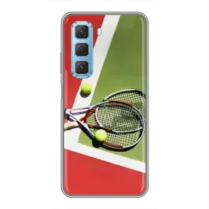 Чехлы с принтом Спортивная тематика для Infinix Hot 50 5G (Ракетки теннис)