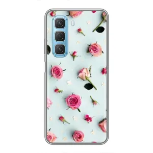 Чехлы с принтом Розочки для Infinix Hot 50 5G (Разные цветы)