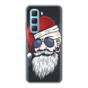 Чохол Санта Клаус для Infinix Hot 50 5G (Різдвяний МЕН)