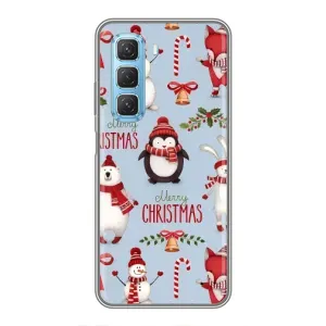 Чохол Санта Клаус для Infinix Hot 50 5G (Різдвяний)