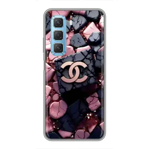 Чохол (Dior, Prada, YSL, Chanel) для Infinix Hot 50 5G (Шанель)