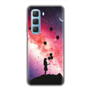 Силиконовые Чехлы Любимому человеку для Infinix Hot 50 5G (Шарики в небе)
