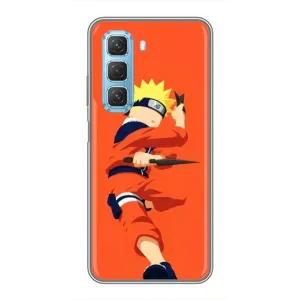 Чехлы с принтом Наруто на Infinix Hot 50 5G (Силуэт Наруто)