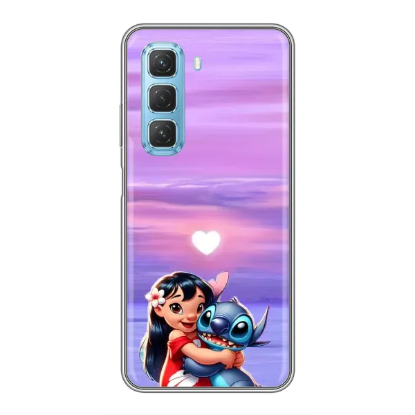 Чехол с рисунком «Стич и Лило» для Infinix Hot 50 5G Чехол с рисунком «Стич и Лило» для Infinix Hot 50 5G