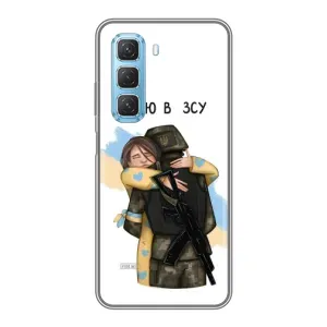 Патриотический Чехол для Infinix Hot 50 5G (Верим в ЗСУ)