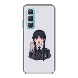 Чехлы с принтом Уэнсдей на Infinix Hot 50 5G (Вещь Венсдей)