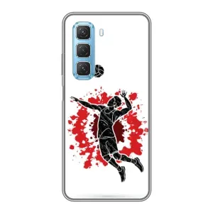 Чехлы с принтом Спортивная тематика для Infinix Hot 50 5G (Волейболист)