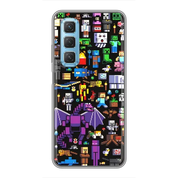 Чехол с рисунком «Все персонажи» для Infinix Hot 50 5G Чехол с рисунком «Все персонажи» для Infinix Hot 50 5G