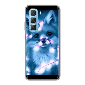 Чехол с Лисичкой для Infinix Hot 50 5G (Яркая Лиса)