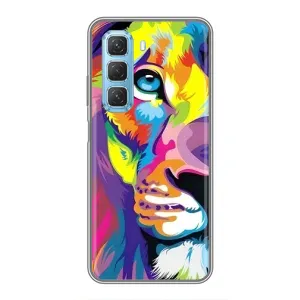 Чехол с картинкой на Infinix Hot 50 5G (Яркий Лев)