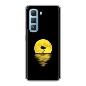 Летний Чехол на Infinix Hot 50 5G (Желтый Закат)