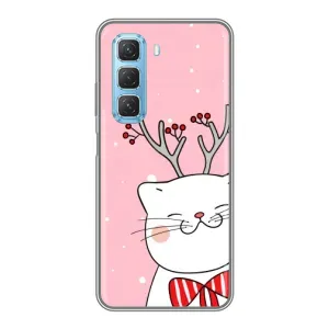 Чехол на тематику: Коты для Infinix Hot 50 5G (Зимний кот)