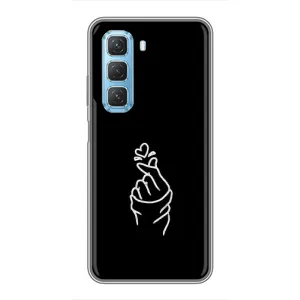 Чехлы (Знак сердечка) на Infinix Hot 50 5G (Знак Сердечка)