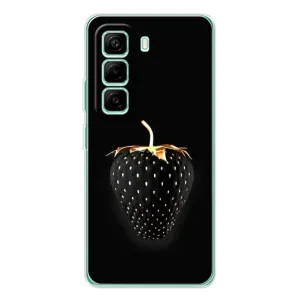 Чохол з зображенням смачної їжі для Infinix Hot 50 Pro Plus (Чорна полуниця)