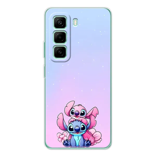 Чехол с рисунком «Энджл и Стич» для Infinix Hot 50 Pro Plus Чехол с рисунком «Энджл и Стич» для Infinix Hot 50 Pro Plus