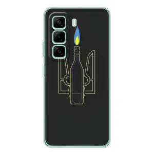 Чехол с картинкой (Патриотический ГЕРБ) на Infinix Hot 50 Pro Plus (Герб - Молотова)