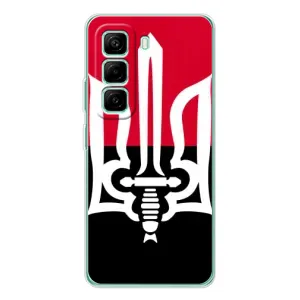 Чохли УПА (Червоно-Чорний) на Infinix Hot 50 Pro Plus (Герб України)