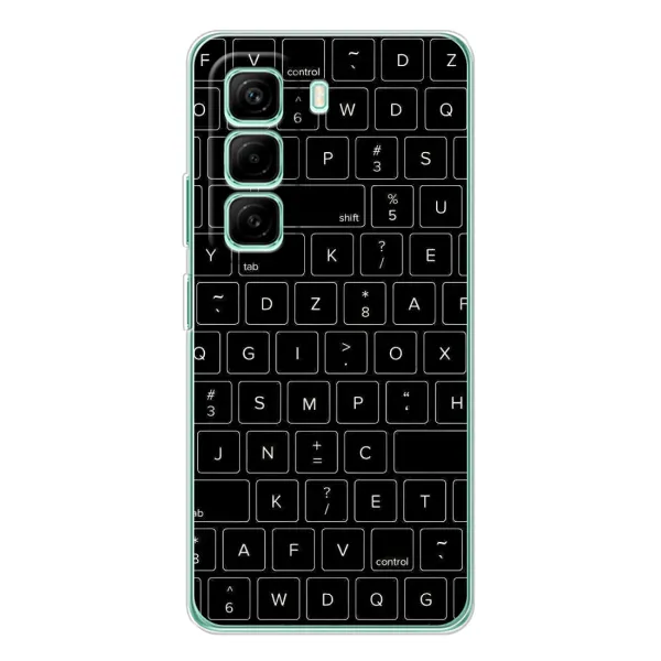Чехол с рисунком «Клавиатура» для Infinix Hot 50 Pro Plus Чехол с рисунком «Клавиатура» для Infinix Hot 50 Pro Plus