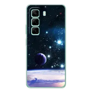 Чохол (ТПУ) з планетами на Infinix Hot 50 Pro Plus (Космічний вид)