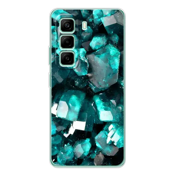 Чехол с рисунком «Кристалы» для Infinix Hot 50 Pro Plus Чехол с рисунком «Кристалы» для Infinix Hot 50 Pro Plus
