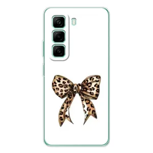 Чохол банти для Infinix Hot 50 Pro Plus (Леопардовий бант)