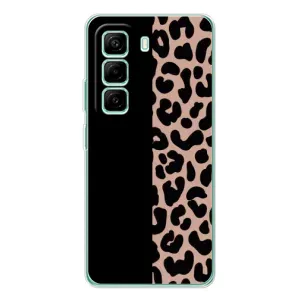 Чехол с леопардовым принтом на Infinix Hot 50 Pro Plus (Леопардовый фон)