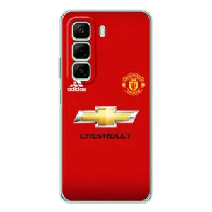Силиконовые Чехлы принт Футбол на Infinix Hot 50 Pro Plus (Man United)