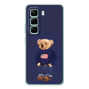 Чехлы Мишка Тедди для Иnфиникс Хот 50 Про Плюс (Мишка USA)