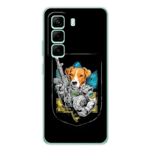 Чехол с принтом для Infinix Hot 50 Pro Plus (Патрон Воин)