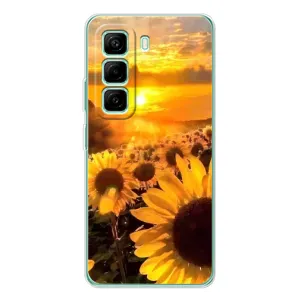 Чохол з Квітами для Infinix Hot 50 Pro Plus (поле соняшників)