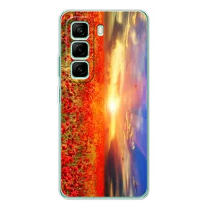 Чехлы с картинкой (Тюльпаны) на Иnфиникс Хот 50 Про Плюс (Поле тюльпанов)
