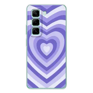 Чохли з тематикою "Маленькі Сердчеки" на Infinix Hot 50 Pro Plus (Серце фіолет)