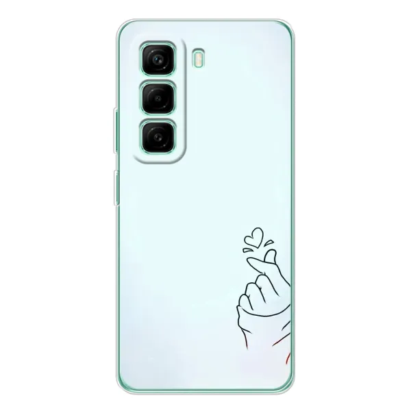 Чехол с рисунком «Сердце на голубом» для Infinix Hot 50 Pro Plus Чехол с рисунком «Сердце на голубом» для Infinix Hot 50 Pro Plus