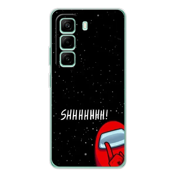 Чехол с рисунком «SHHHHH» для Infinix Hot 50 Pro Plus Чехол с рисунком «SHHHHH» для Infinix Hot 50 Pro Plus