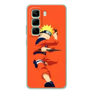 Чехлы с принтом Наруто на Infinix Hot 50 Pro Plus (Силуэт Наруто)