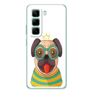 Бампер для Infinix Hot 50 Pro Plus с картинкой "Песики" (Собака Король)