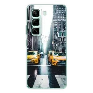 Силиконовый бампер (Работники) на Infinix Hot 50 Pro Plus (Такси)
