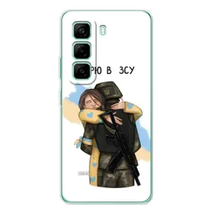 Патриотический Чехол для Infinix Hot 50 Pro Plus (Верим в ЗСУ)