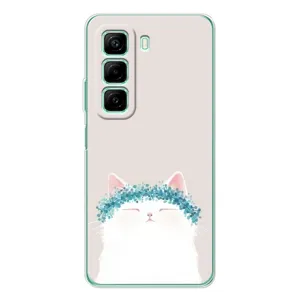 Чехол на тематику: Коты для Infinix Hot 50 Pro (Белый котик)