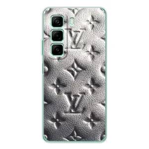 Текстурний Чохол Louis Vuitton для Хот 50 Про (Бежевий ЛВ)