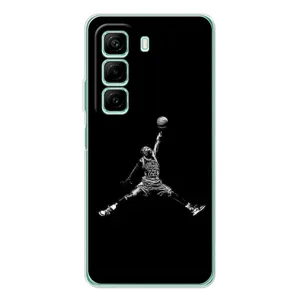 Силіконовый Чохол Nike Air Jordan на Хот 50 Про (Джордан)