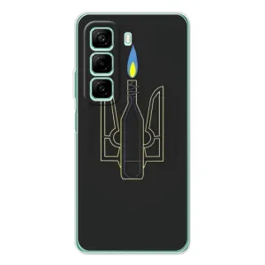 Чехол с картинкой (Патриотический ГЕРБ) на Infinix Hot 50 Pro (Герб - Молотова)