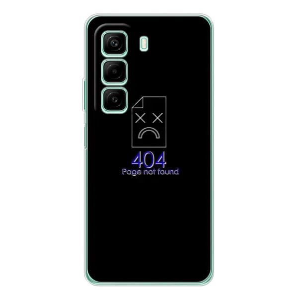Чехол с рисунком «Ошибка 404» для Infinix Hot 50 Pro Чехол с рисунком «Ошибка 404» для Infinix Hot 50 Pro