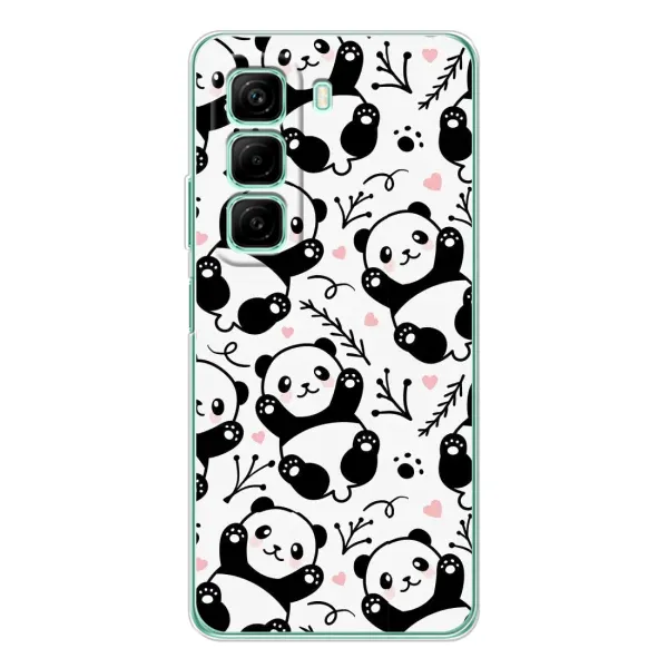 Чехол с рисунком «Пандочки» для Infinix Hot 50 Pro Чехол с рисунком «Пандочки» для Infinix Hot 50 Pro