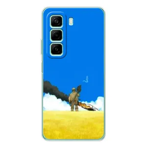 Чехлы на военную тематику для Infinix Hot 50 Pro (Попадание)